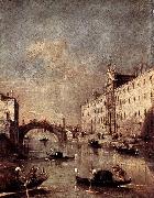 GUARDI, Francesco Rio dei Mendicanti oil on canvas